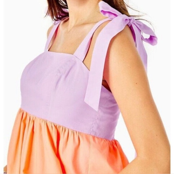 Lilly Pulitzer Anlee Cotton Top Purple Iris
P.B. Bellini Colorblock Size:8 - Picture 3 of 11